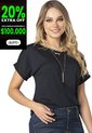 Camiseta Mujer Negro Mp 9676 de MP