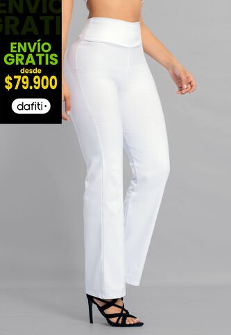 Pantalón Mujer Blanco Mp 108354 MP