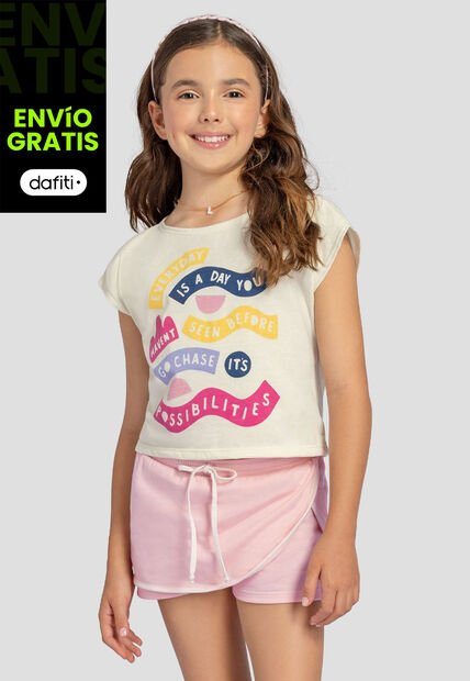Conjunto Infantil Femenino Bicolor Mp 111098