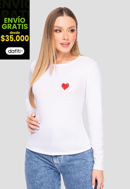 Camibuzo Mujer Blanco Mp 106620