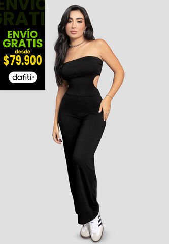 Enterizo Largo Mujer Negro Mp 110792 MP