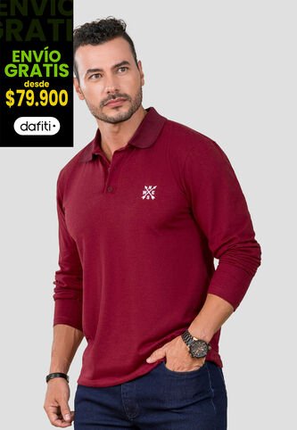 Camibuzo Hombre Vinotinto Mp 105401 MP