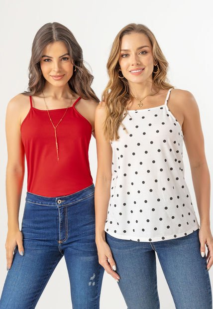 Blusa Paq X2 Mujer Multicolor Mp 107541