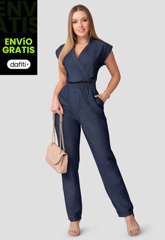 Enterizo Largo Mujer Azul Oscuro Mp 111304 MP