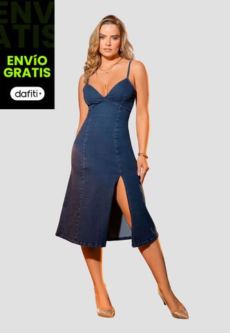 Vestido Mujer Azul Oscuro Mp 105530 MP