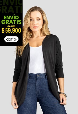Cardigan Mujer Negro Mp 105844 MP