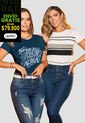 Camiseta Paq X2 Mujer Bicolor Mp 105809 de MP