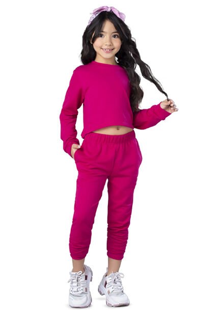 Conjunto Infantil Bebés Fucsia Mp 87285