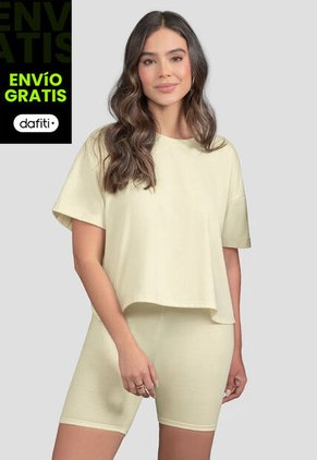 Conjunto Mujer Crema Mp 110978