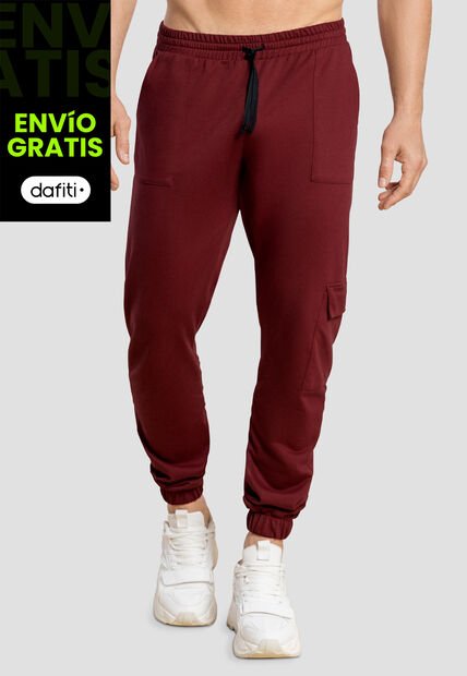 Jogger Hombre Vinotinto Mp 104553