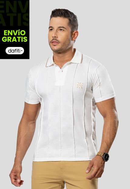 Polo Hombre Marfil Mp 106255