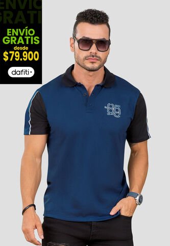 Polo Hombre Azul Navy Mp 105398 MP