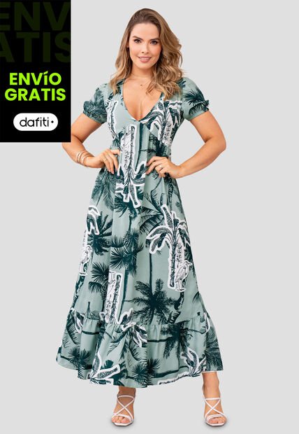 Vestido Mujer Multicolor Mp 105143