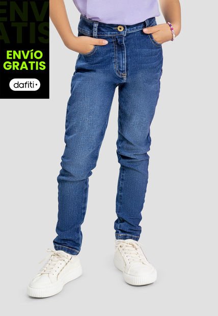 Jean Infantil Femenino Azul Medio Mp 105367