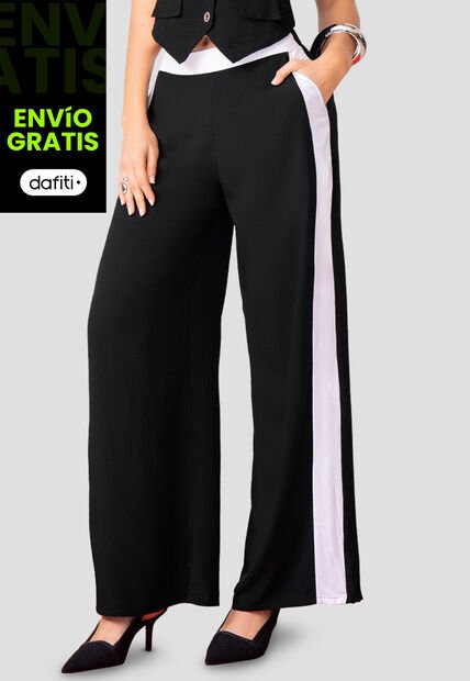 Pantalón Mujer Negro Mp 111275