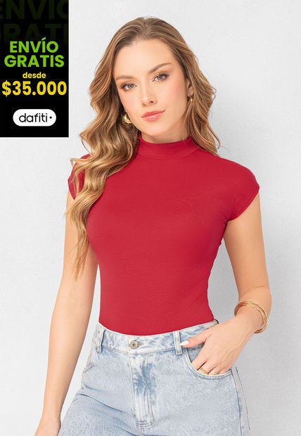 Blusa Mujer Rojo Mp 102963