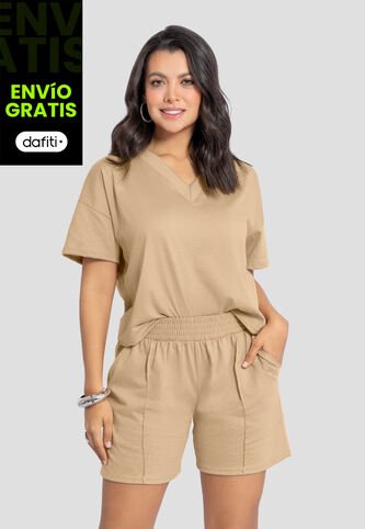 Conjunto Mujer Latte Mp 110863 MP