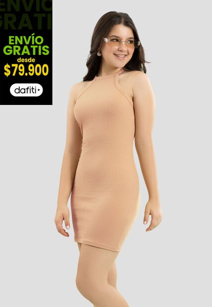 Vestido Paq X2 Infantil Femenino Multicolor Mp 104532