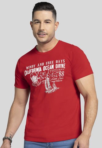 Camiseta Hombre Rojo Mp 9904 MP