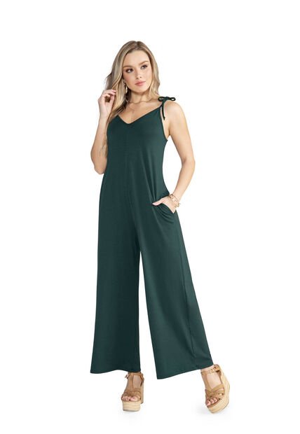 Enterizo Largo Mujer Verde Botella Mp 7230