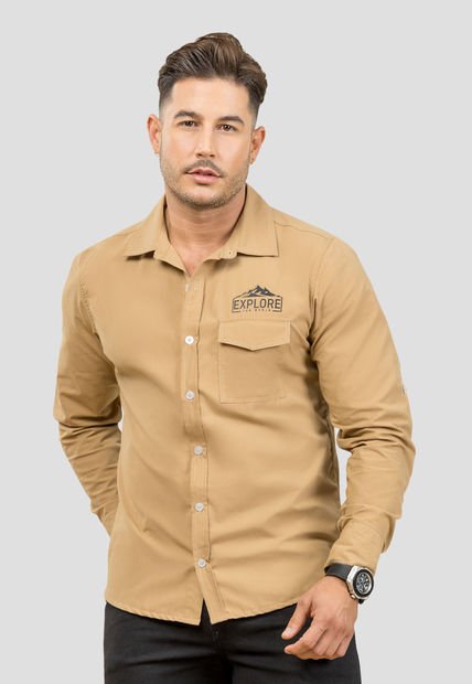 Camisa Hombre Piel Mp 107248