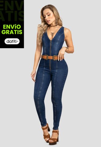 Enterizo Largo Mujer Azul Mp 104346 MP