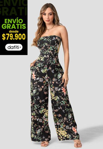 Enterizo Largo Mujer Estampado Mp 110421 MP