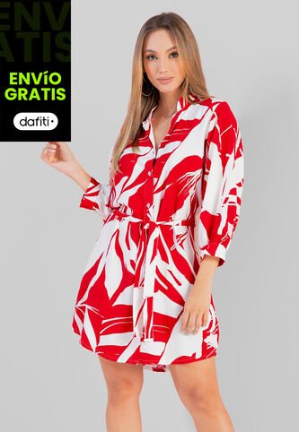 Vestido Corto Mujer Rojo Mp 104010 MP