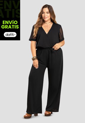 Enterizo Largo Mujer Negro Mp 104023 MP
