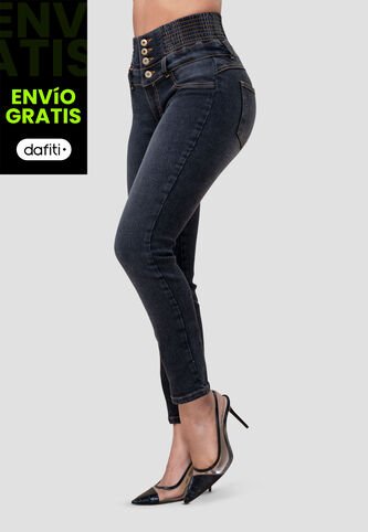 Jean Mujer Negro Mp 103399 MP