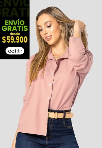 Camisa Mujer Rosa Polvo Mp 112500 MP