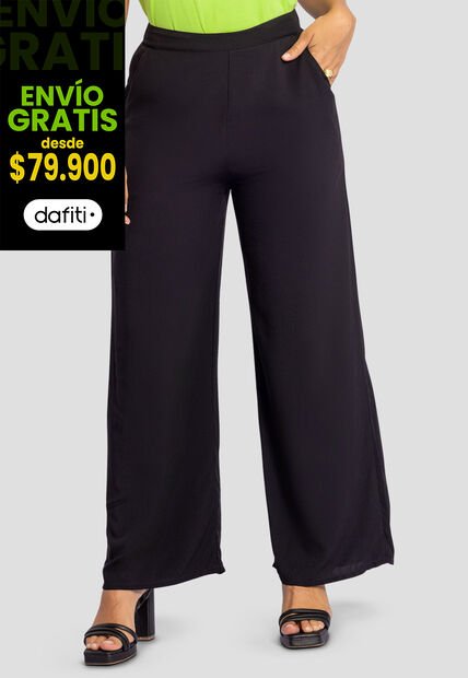 Pantalón Mujer Negro Mp 110430