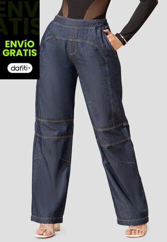Pantalón Mujer Azul Oscuro Mp 103244 MP
