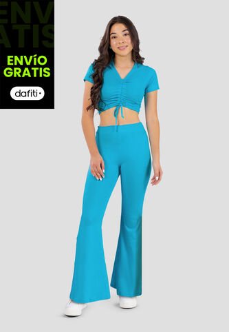 Conjunto Niñas Infantil Azul Turquesa Mp 101172 MP