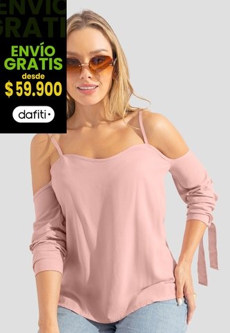 Blusa Mujer Rosa Polvo Mp 112318 MP