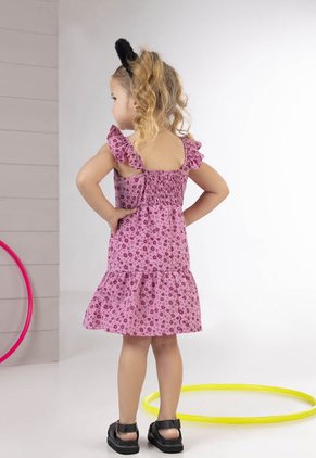 Vestido Infantil Rosa Mp 3494