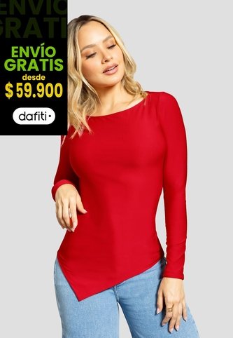Blusa Mujer Rojo Mp 112265 MP