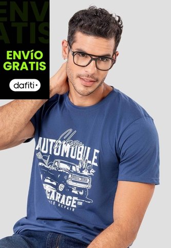 Camiseta Hombre Azul Profundo Mp 114488 MP