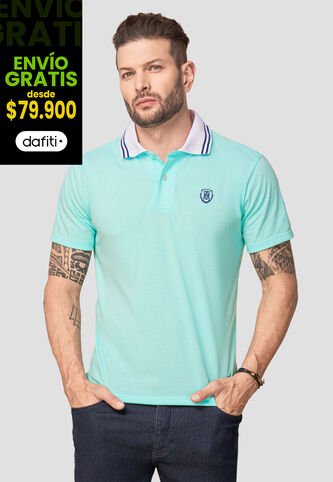Polo Hombre Verde Mp 92818 MP
