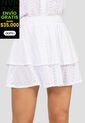 Falda Corta Mujer Blanco Mp 110536 de MP