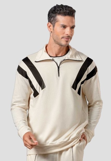 Buzo Hombre Crema Mp 114492