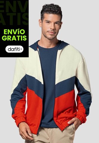 Chaqueta Hombre Crema-Azul Mp 114494 MP
