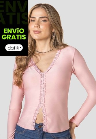 Camibuzo Mujer Rosa Polvo Mp 114382 MP