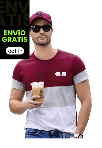 Camiseta Hombre Merlot Mp 96018 MP