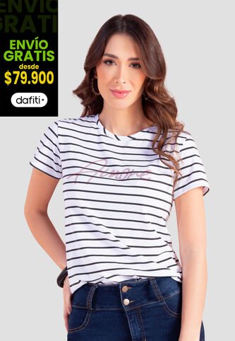 Camiseta Mujer Blanco Mp 103979 MP