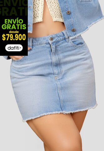 Falda Corta Mujer Azul Mp 107885 MP