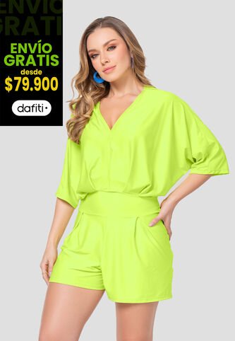 Enterizo Corto Mujer Citrus Mp 108347 MP