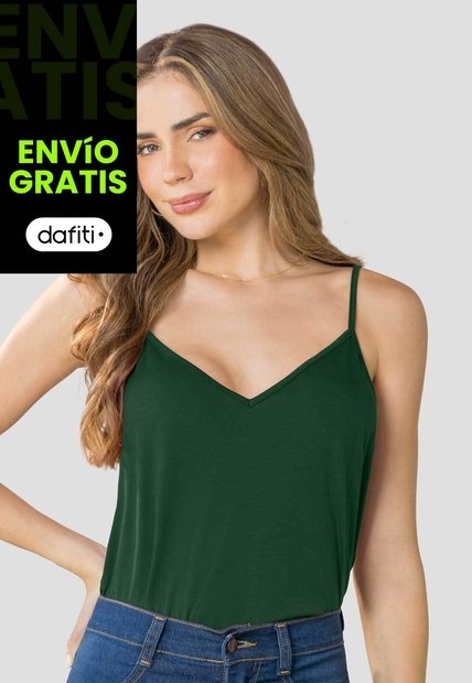 Blusa Mujer Verde Pino Mp 114384