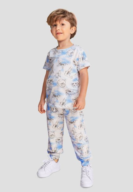 Conjunto Infantil Bebés Azul Claro Mp 106518