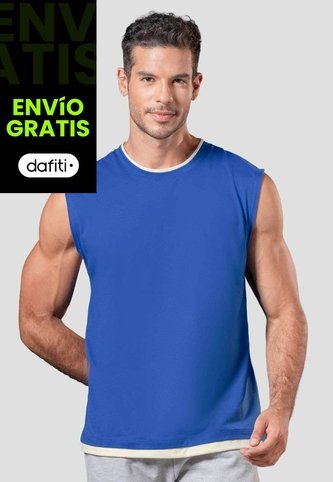 Camisilla Hombre Azul Electrico Mp 114490 MP